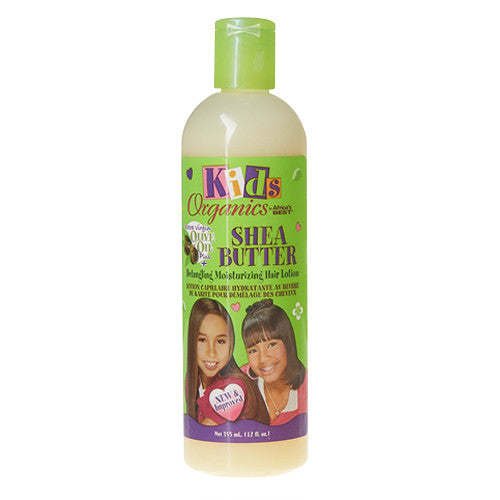 Africas Best Kids Organics extra Virgin Olive Oil Plus Detangling Moisturizing Hair Lotion, Shea Butter, 12 oz